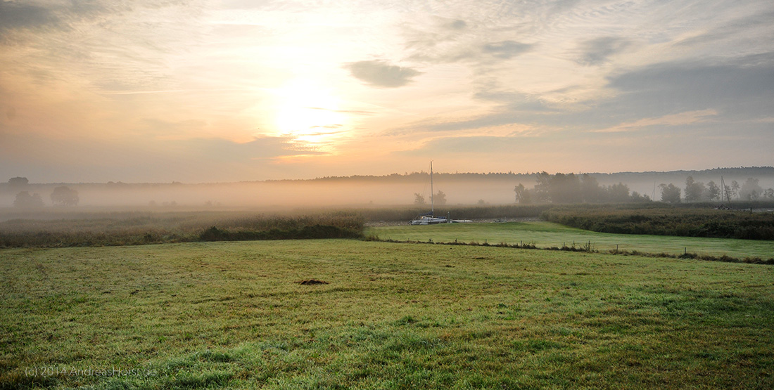 Moritzdorf Morgens im Nebel  